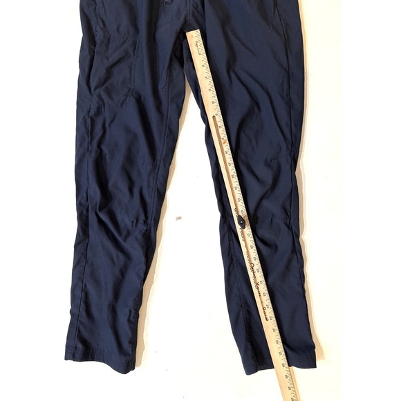 Prana Pants Womens 4 Blue Straight Cargo Hiking Outdoor Gorpcore Utility Pockets - Picture 6 of 7